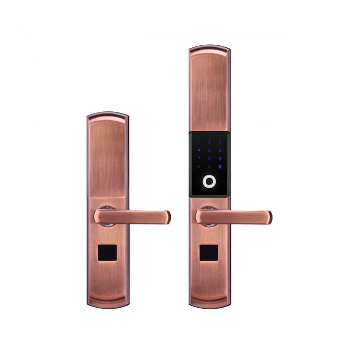 Fingerabdruck-Kabinett-im Freien gleitende Türschloss-biometrische Bluetooth-Steuerung 1