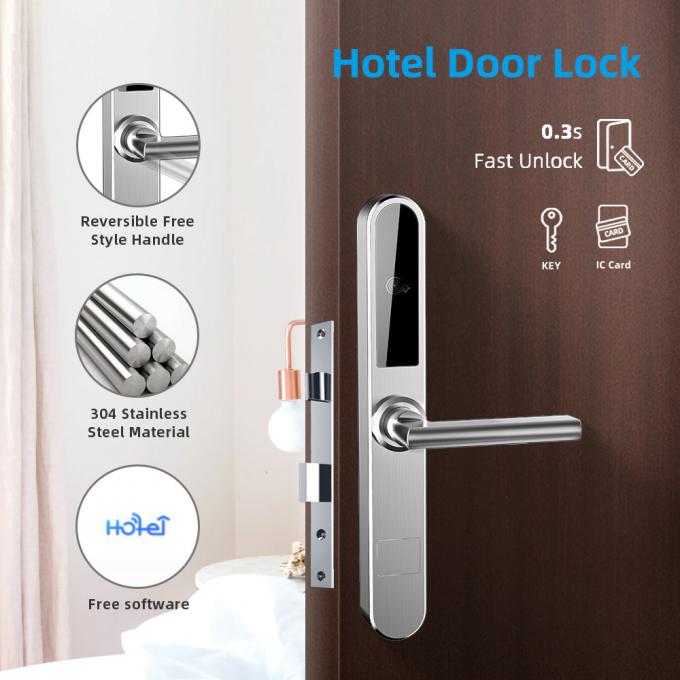Keyless elektrische Hotelzimmer-Sicherheits-Türschlösser RFID 30uA 0