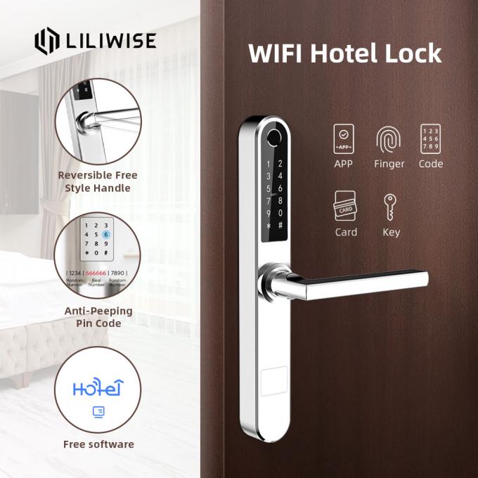 Wasserdichte Hotel-Türschloss-biometrischer Fingerabdruck-Aluminiumverschluß 1