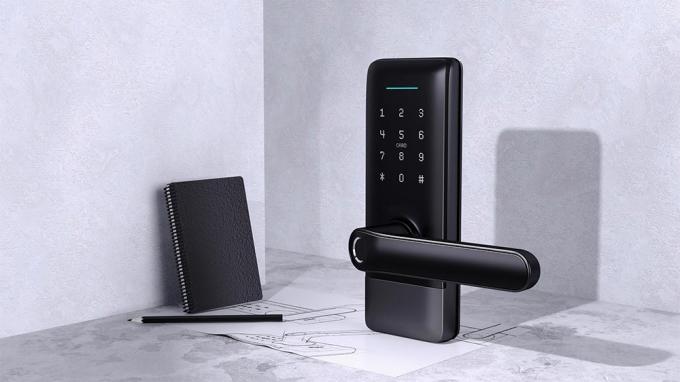 Kundenspezifischer Türschloss-Kartencode-Fingerabdruck Wifi intelligenter Digital 4