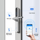 Breiten-dünne Platten-Silber-Farbe WiFi APP-Zugangs-Bluetooth-Türschloss Thumbprint-Türschloss-38mm