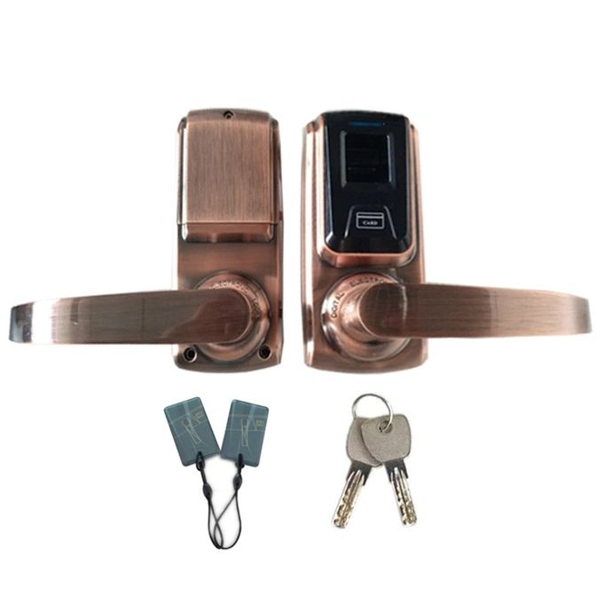 Kleines intelligentes Fingerabdruck-Türschloss-mechanisches Schlüsselsuperbequemes für hölzerne Tür 1
