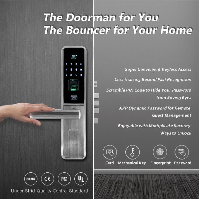 Touch Screen elektronische Karte der Türschloss-4 X AA Batterie-MF1 für Wohnung 1