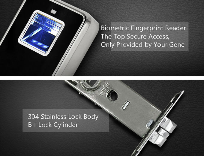 Multi Farbkeyless biometrisches Fingerabdruck-Türschloss-schnelle Anerkennung 1