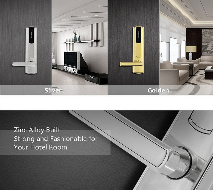 Elektronische Schlüsselkarten-Zimmertür-Verschlüsse für intelligentes Hotel-Türschloss-System 1