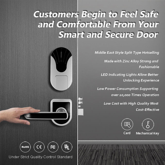 Der hohen Sicherheits-RFID Karten-Datenbreite Schlüsselkarten-des Türschloss-200 280 Millimeter * 80 Millimeter 1