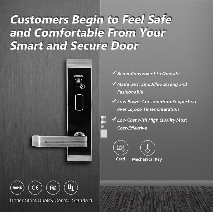 Hotel-elektronische Eingangstür-Verschlüsse, Sicherheits-Türschlösser für Wohnungen 1