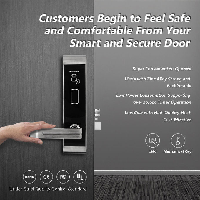 Kundenspezifischer elektronischer Eingangstür-Verschlüsse NFC-Kartenleser für Hotel-Büro 0