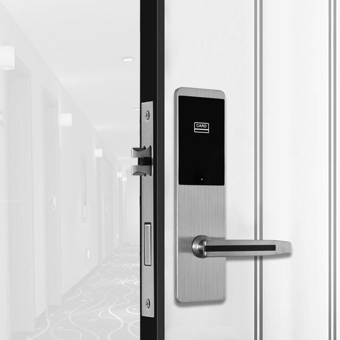 Karten-System der Sicherheits-goldenes intelligentes elektronisches Hotel-Türschloss-RFID 0