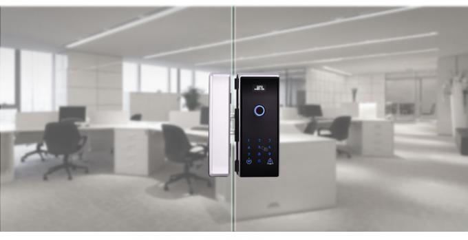 Sicherheits-Büro-intelligentes biometrisches Fingerabdruck-Kartencode-Kombinations-Glas-Türschloss 1