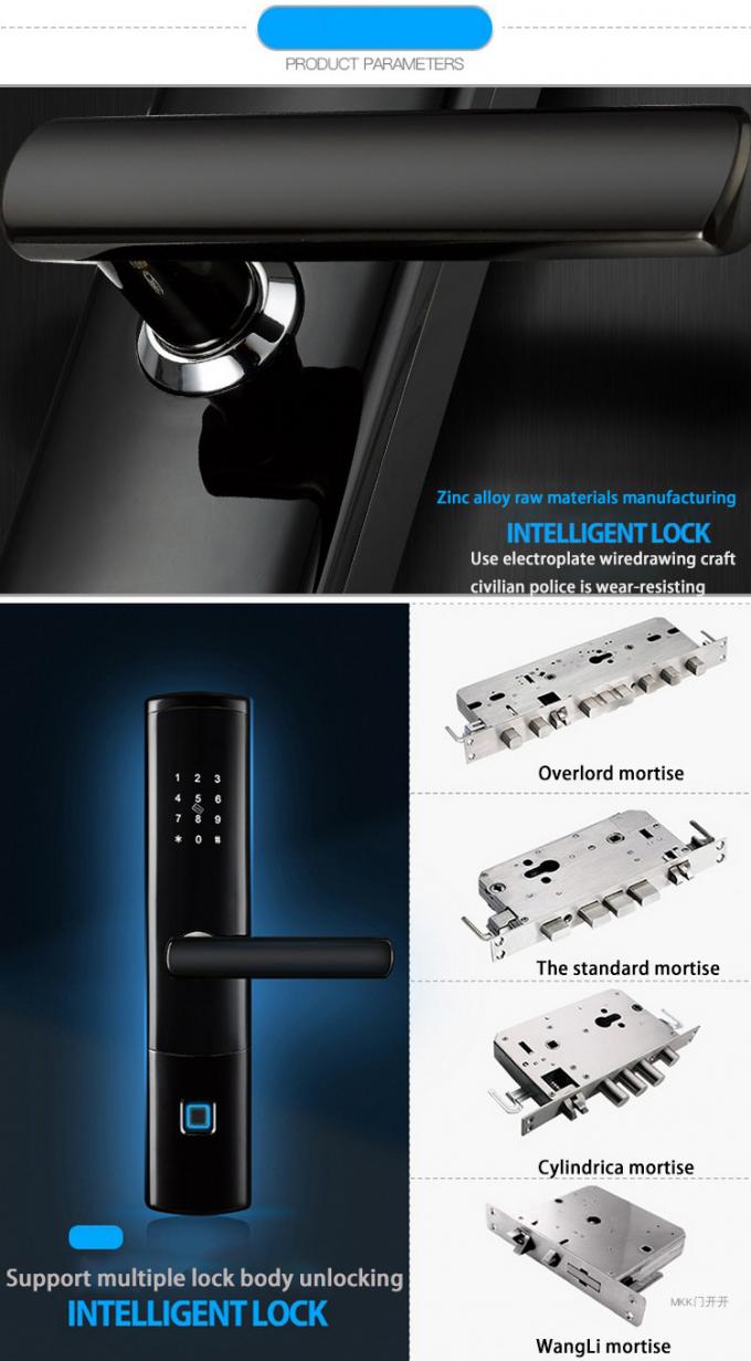 Digital-Fingerabdruck-Zylinder-Sicherheits-Türschloss-nationale Standardnut 0