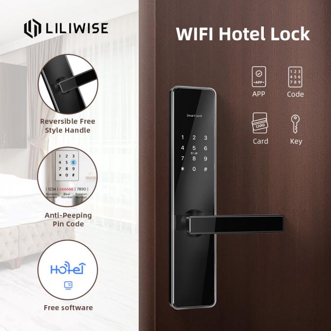 Automatische Hotel-Türschloss-elektronischer Keyless Zylinder Digital intelligentes Wifi 2