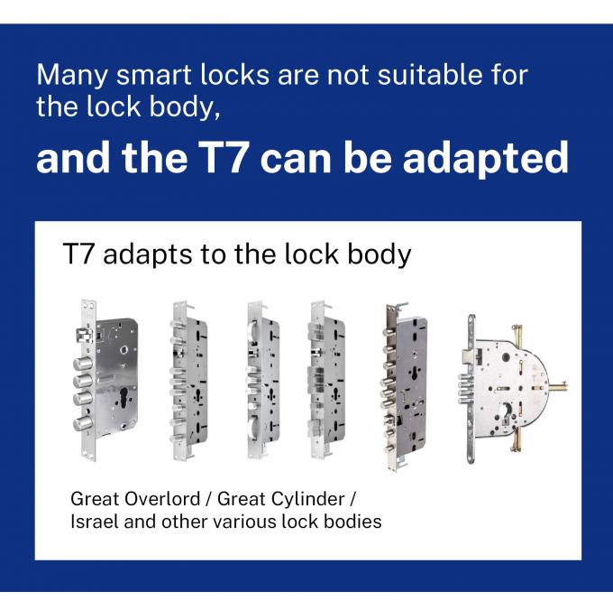 Liliwise Neues Design Voll-Automatisches Schloss Digitales elektronisches Fingerabdruckschloss Tuya APP TTlock Smart Door Lock 30