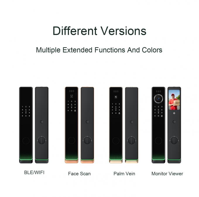 Liliwise Automatisches Elektro-Smart-Türschloss Wasserdichtes Fingerabdruck-Für Outdoor Schlüsselloses Ttlock Tuya Smart Lock mit WLAN 6