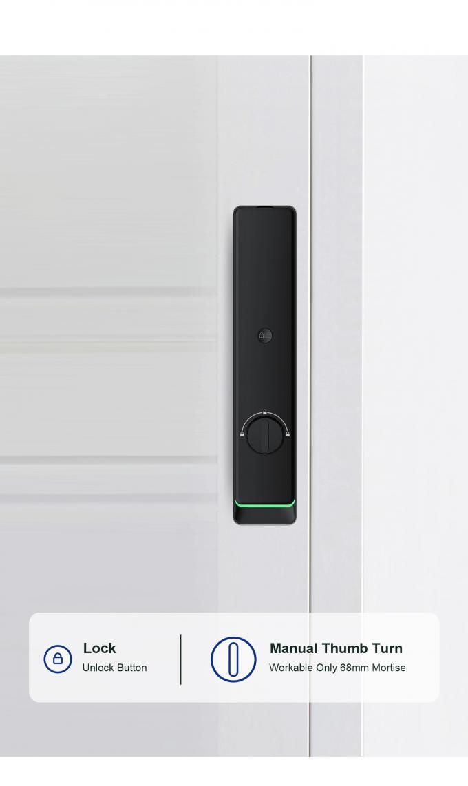 Liliwise Tuya Ttlock Automatisches Biometrisches Schloss RFID Karte WLAN App Ble Fingerabdruck Smart Door Lock mit Kamera 14