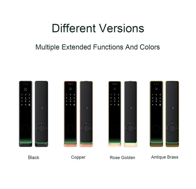 Liliwise Security Tuya Wifi Cerradura Intelligente Elektronische Smart-Schl&ouml;sser Fingerabdr&uuml;cke Schl&uuml;ssellose Ttlock Digitale T&uuml;r Smart Lock 8