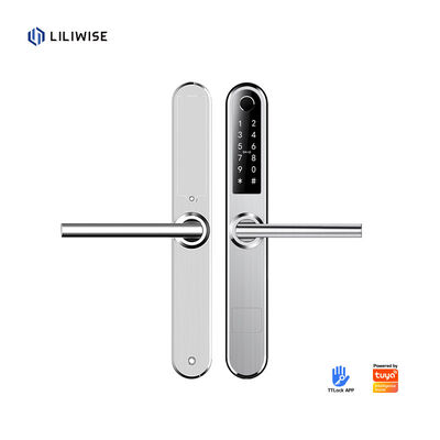 Liliwise Security Elektronische Fingerabdrücke Smart Digital Door Lock Außenverwendung Slim Aluminium Fingerabdrücke Türschloss mit APP