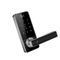 Security Upmarket Black Zinc Alloy Door Lock Fingerprint Combination Key Storage Box Cylinder Smart Lock