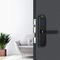 Black Smart Electronic Door Locks Zinc Alloy Fingerprint WiFi Combination Cylinder