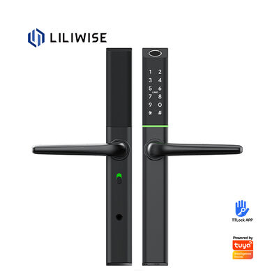 Liliwise Europäische Ultra-Schlanke WLAN Elektronische RFID Türschloss Schmal Aluminium Tuya Smart Lock Mortise Slim Smart Türschloss