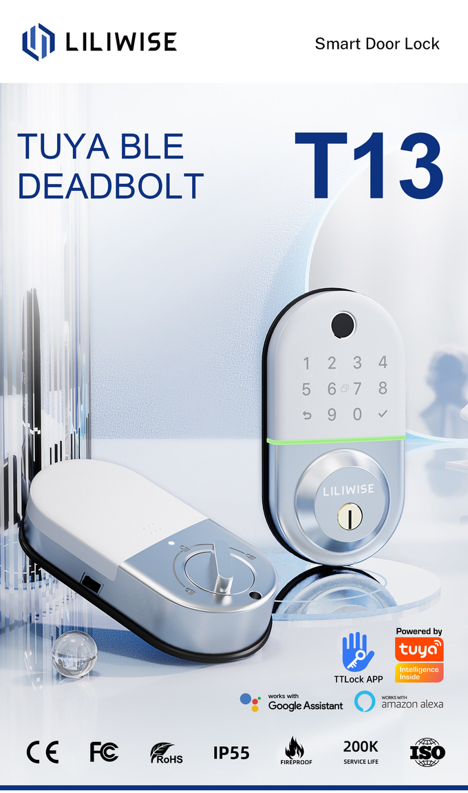 Elektronischer Digital-Deadbolt-intelligentes Verschluss APP-Management-System 0