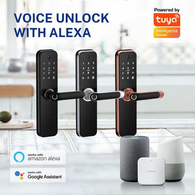 Verschluss-Smart Home-Videotürklingel-Türschloss Tuya APP Bluetooth 4