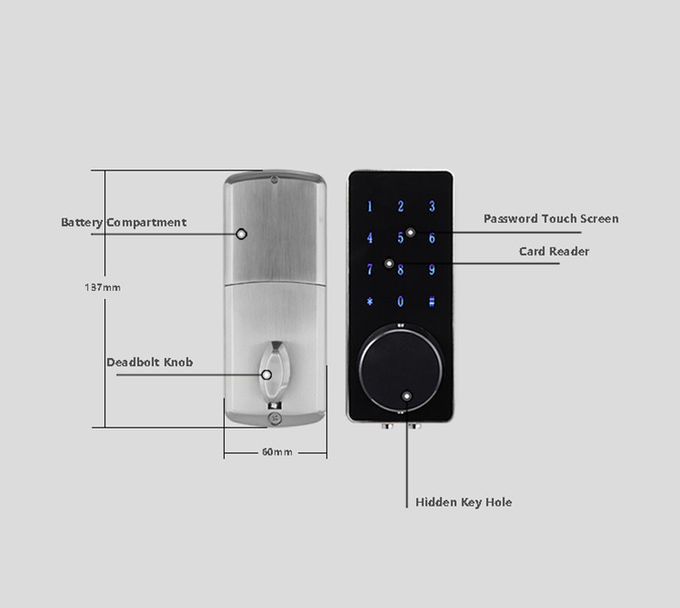 Fernsteuerungs-Digital-Nut-Verschluss, kundenspezifisches automatisches Türschloss für Haus 3
