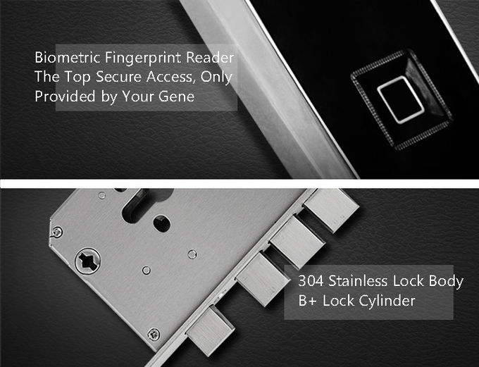 Fingerabdruck-Keyless Sicherheits-Türschlösser, Keyless elektronisches Digital-Türschloss 1