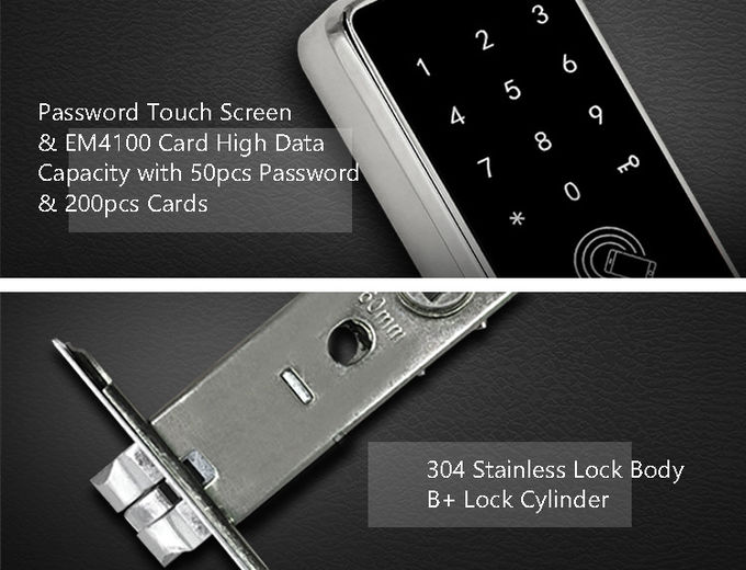 Keyless Tastatur-Türschloss, Verschluss Passwort-Karte App-Bluetooths Digital für Haus 1
