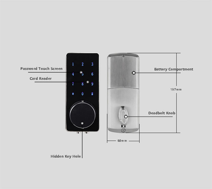 APP steuern Fernhaustür-Verschluss, intelligenten Bluetooth-Selbst, der Türschloss zuschließt 3