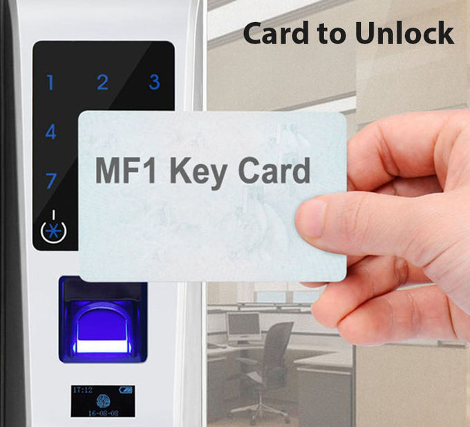 Kundenspezifischer biometrischer Eingangstür-Verschluss, Passwort-intelligenter biometrischer Fingerabdruck-Verschluss 2